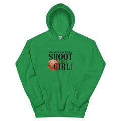 Shoot Like a Girl Unisex Hoodie
