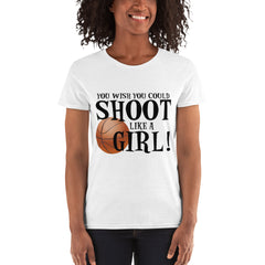 Shoot Like a Girl  short sleeve t-shirt